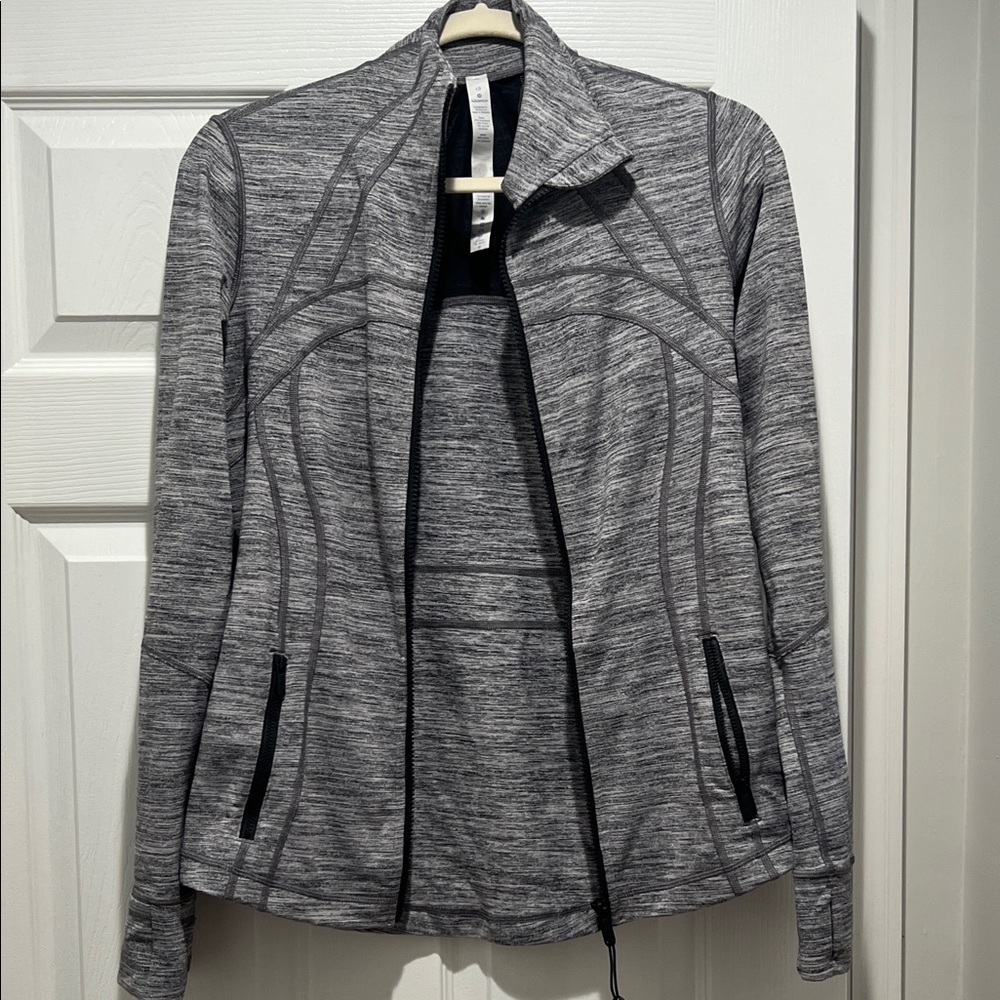 Lulu-B Women's Heathered Gray Utility Jacket